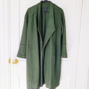 Tahari Coat Dark Green
